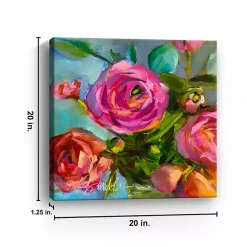 Kirklands Home Roses Still Life III Canvas Art Print Hot
