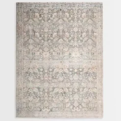 Kirklands Home Rosette Denim Area Rug, 5x7 Discount