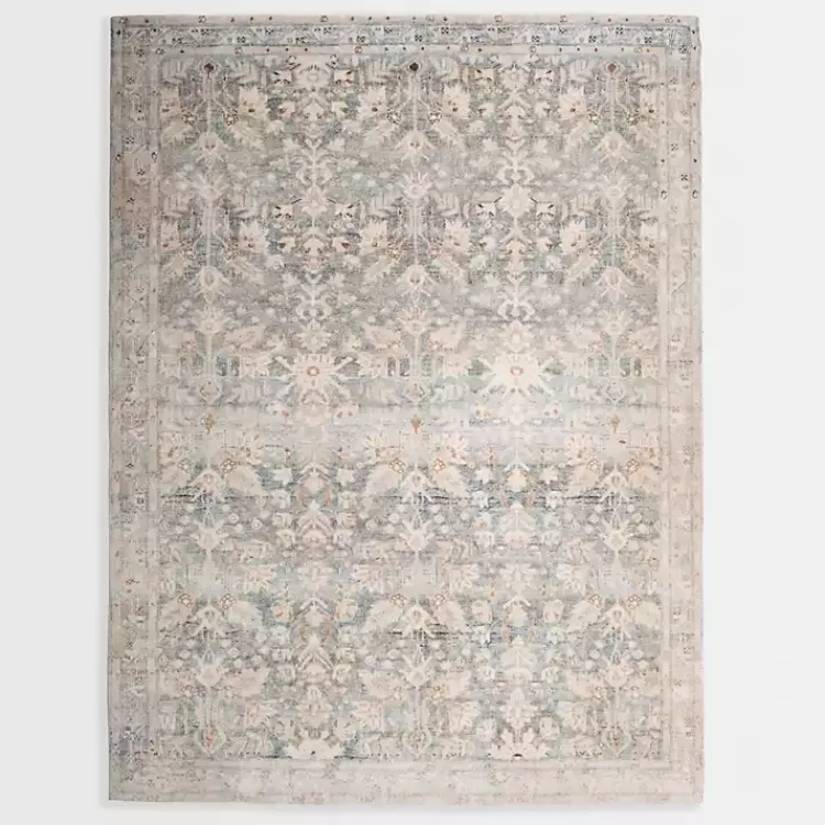 Kirklands Home Rosette Denim Area Rug, 5x7 Discount