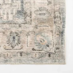 Kirklands Home Rosette Dusty Aqua Area Rug, 7x9 Best
