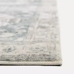 Kirklands Home Rosette Dusty Aqua Runner Discount