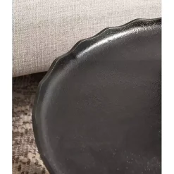 Kirklands Home Round Alessia Coffee Table Black Clearance