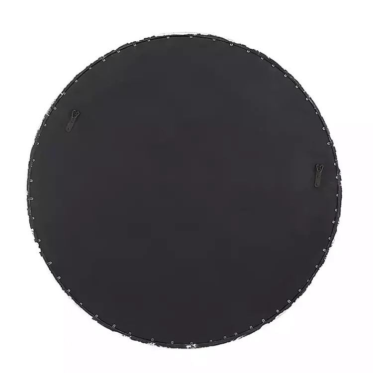 Kirklands Home Round Bronze Woven Texture Wall Mirror Best