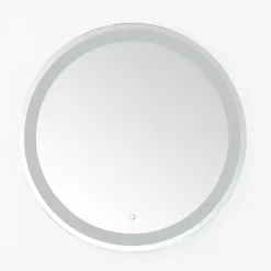 Kirklands Home Round Caspar LED Wall Mirror Clearance