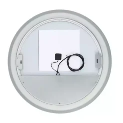 Kirklands Home Round Caspar LED Wall Mirror Clearance