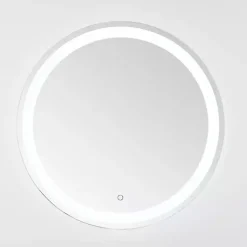 Kirklands Home Round Caspar LED Wall Mirror Clearance