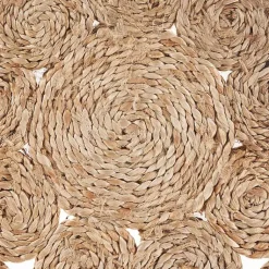 Kirklands Home Round Decorative Braided Jute Placemats, Set of 2 Tan Discount