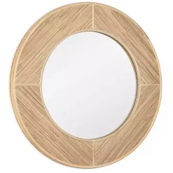 Kirklands Home Round Elyas Natural Rattan Wall Mirror Sale