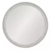 Kirklands Home Round Gray Mansell Wood Wall Mirror Outlet