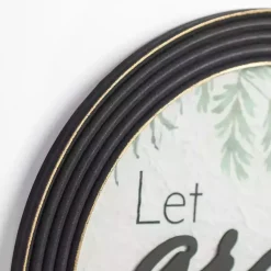 Kirklands Home Round Let Grace Abound Wall Plaque Clearance