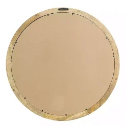 Kirklands Home Round Mango Wood Wall Mirror Sale