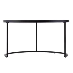 Kirklands Home Round Mirrored Nesting Tables, Set of 2 Black Discount