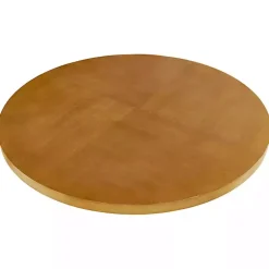 Kirklands Home Round Pecan Wood Kenny Dining Table Brown Sale
