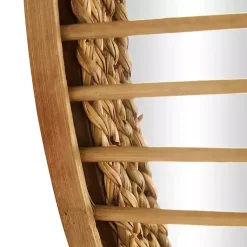 Kirklands Home Round Seagrass and Bamboo Wall Mirror Online