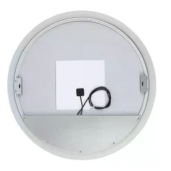 Kirklands Home Round Whit LED Wall Mirror Clearance