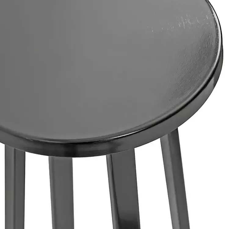 Kirklands Home Round Zia Pewter Metal Accent Table Gray Online