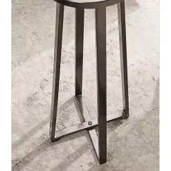 Kirklands Home Round Zia Pewter Metal Accent Table Gray Online