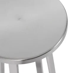 Kirklands Home Round Zia Metal Accent Table Silver Hot
