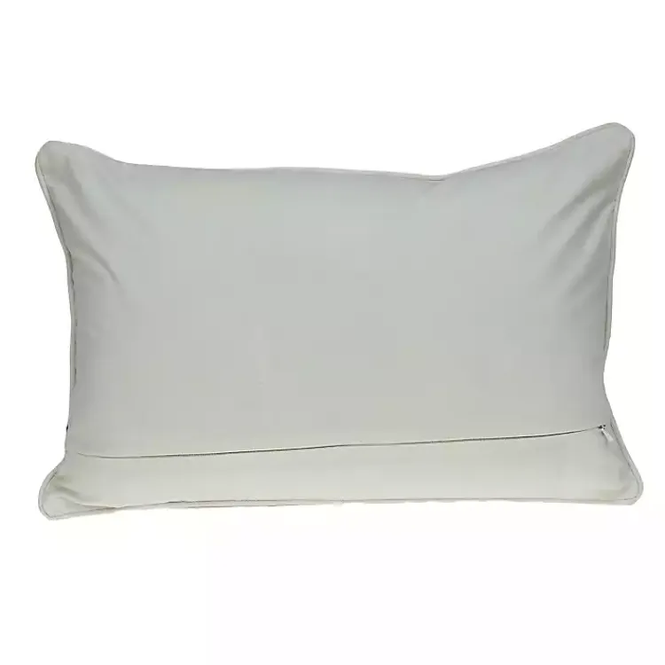 Pillows>Kirklands Home Royal Blue Quatrefoil Lumbar Throw Pillow