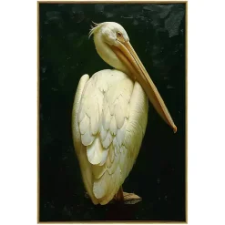 Kirklands Home Royal Pelican Framed Canvas Art Print Sale