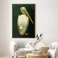 Kirklands Home Royal Pelican Framed Canvas Art Print Sale