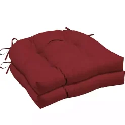 Kirklands Home Ruby Leala 2-pc. Outdoor Wicker Chair Cushion Set Red Discount