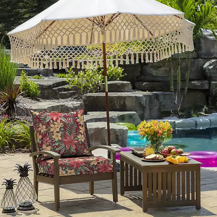 Kirklands Home Ruby Tropical 2-pc. Outdoor Deep Seat Cushion Clearance