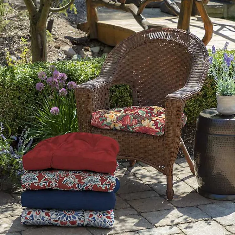 Kirklands Home Ruby Tropical 2-pc. Outdoor Wicker Cushion Set New