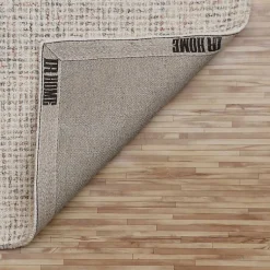 Kirklands Home Rust & Beige Geometric Wool Area Rug Tan Discount
