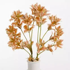 Stems & Bouquets>Kirklands Home Rust Cymbidium Stems, Set of 3 Orange