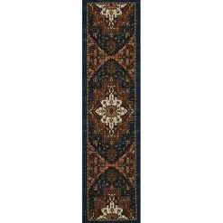 Kirklands Home Rust Ornamental Runner, 2x8 Outlet
