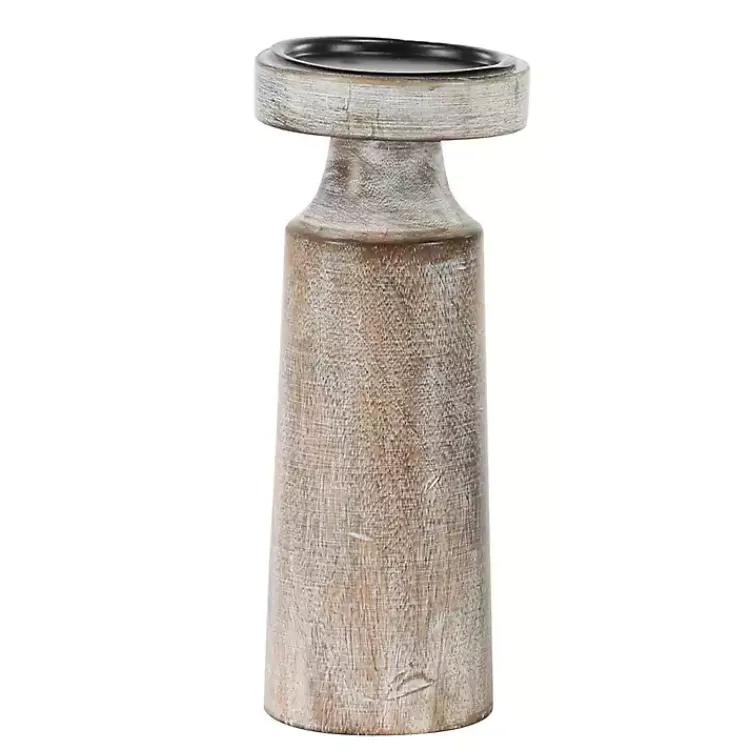 Candle Holders>Kirklands Home Rust Rustic Mango Wood 3-pc. Candle Holder Set