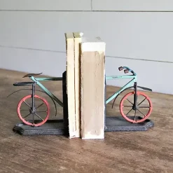 Decorative Accents>Kirklands Home Rustic Bicycle Bookends, Set of 2