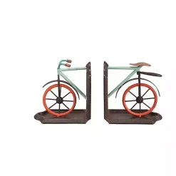 Decorative Accents>Kirklands Home Rustic Bicycle Bookends, Set of 2