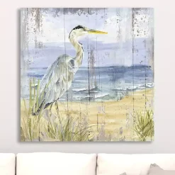 Kirklands Home Rustic Birds of the Coast I Canvas Art Print Multi Discount