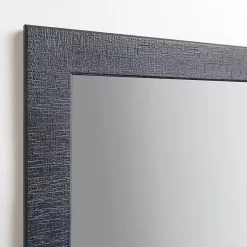Kirklands Home Rustic Black Ryan Profile Mirror Hot