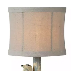 Kirklands Home Rustic June Bird Mini Table Lamps, Set of 2 Blue Hot