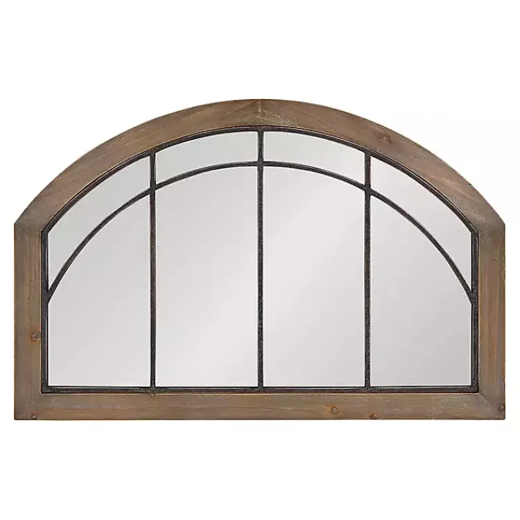 Kirklands Home Rustic Arch Holden Mirror Brown Outlet