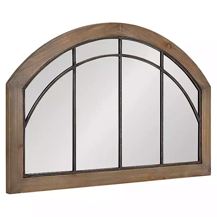 Kirklands Home Rustic Arch Holden Mirror Brown Outlet