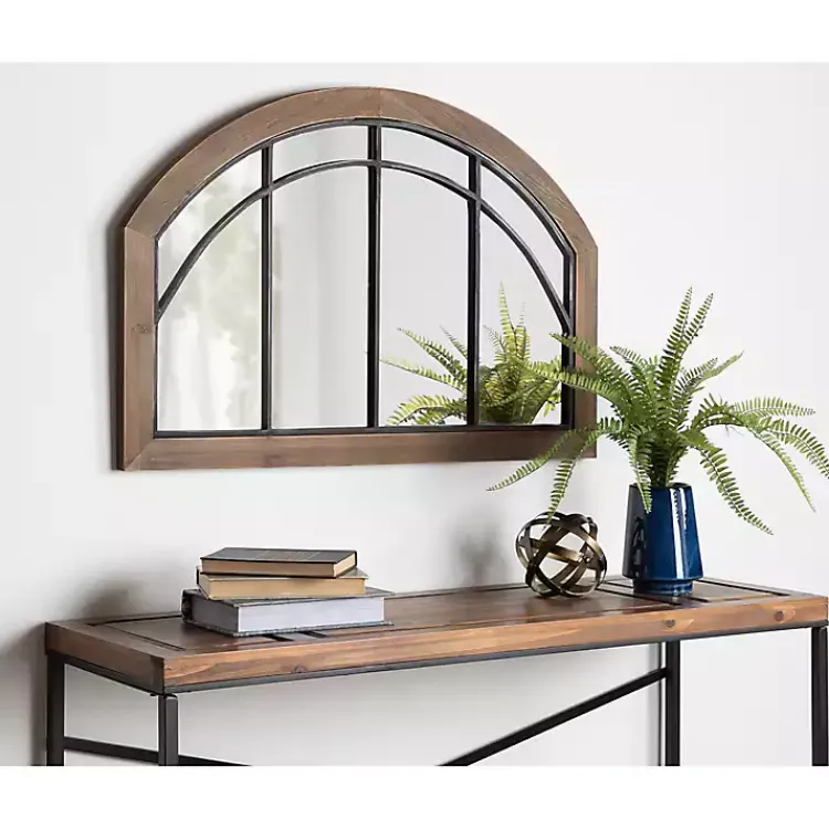 Kirklands Home Rustic Arch Holden Mirror Brown Outlet