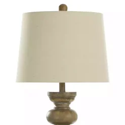 Kirklands Home Rustic Brown Darcy Table Lamp White Discount