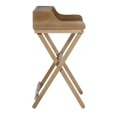 Kirklands Home Rustic Wooden Folding Desk Brown Outlet