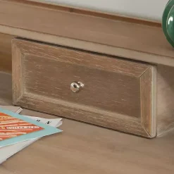 Kirklands Home Rustic Wooden Folding Desk Brown Outlet