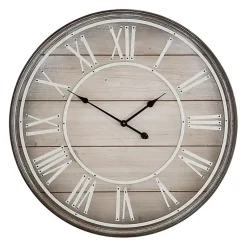 Kirklands Home Rustic Charm Wood Wall Clock Best