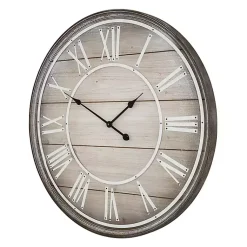 Kirklands Home Rustic Charm Wood Wall Clock Best