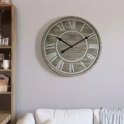 Kirklands Home Rustic Charm Wood Wall Clock Best