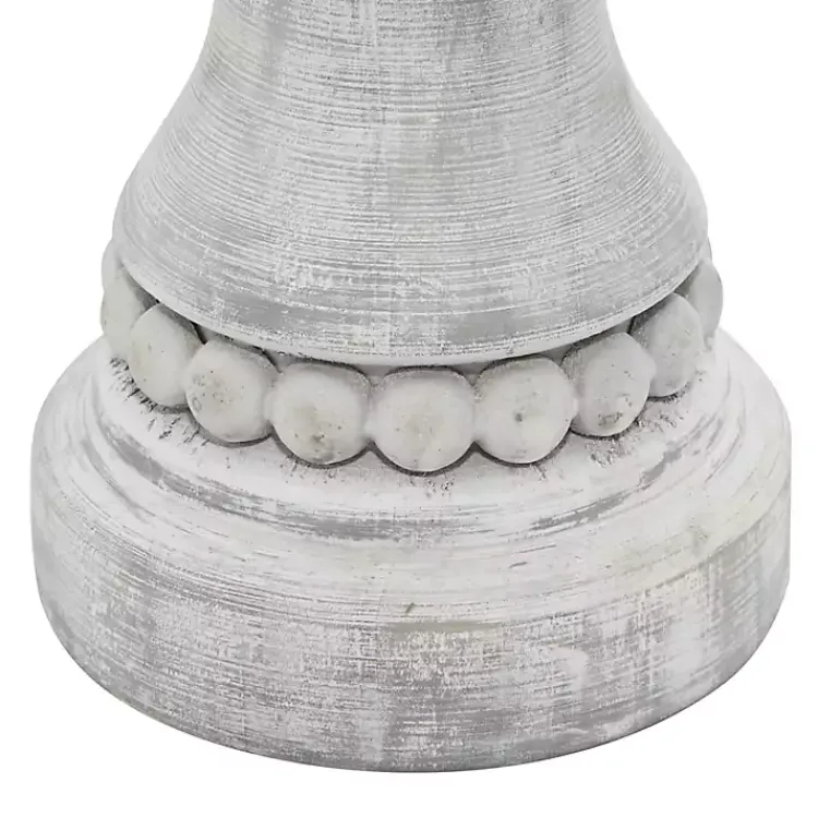 Candle Holders>Kirklands Home Rustic Gray Carved 3-pc. Candle Holder Set
