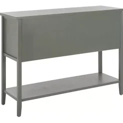 Kirklands Home Rustic 4-Drawer Charlotte Sideboard Gray Best
