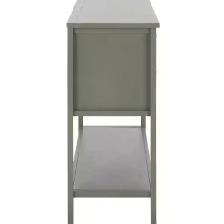 Kirklands Home Rustic 4-Drawer Charlotte Sideboard Gray Best