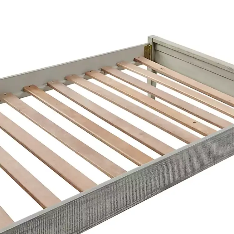 Kirklands Home Rustic Gray Pine Panel Twin Bed Frame Hot